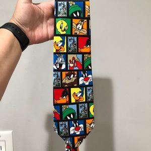 Vintage 1997 Looney Tunes Stamp Collection Tie